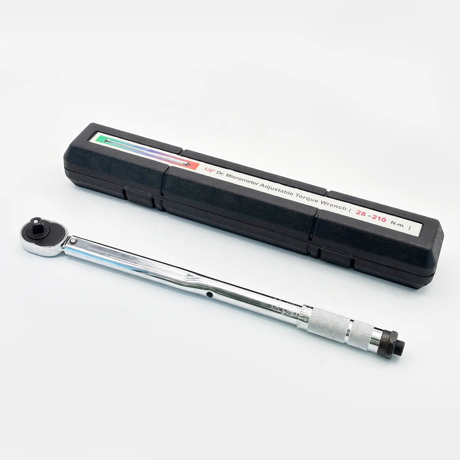 Waxtron Torque Wrench Set 1/2'' 28-210N.m Preset Torque Wrench 6PCS High Precise Hand Tools For Car Motorbike Repair