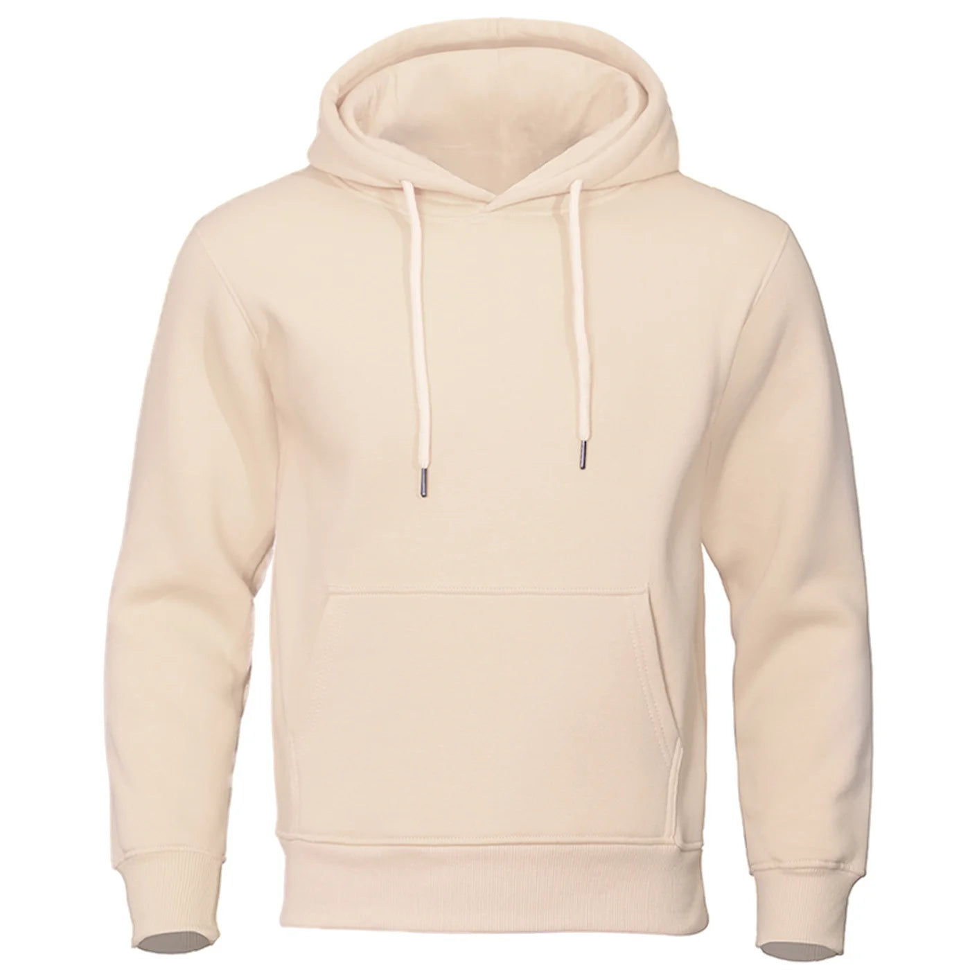 Winter Solid Color Men Hoodies Fleece Warm Mens Sweatshirt Fashion Men Fleece Warm  Sweatshirt
