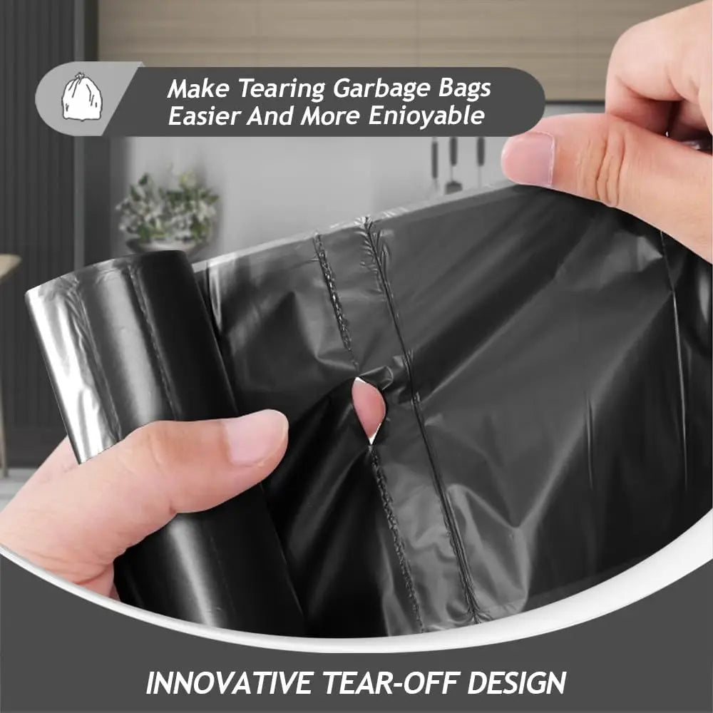 4 Gallon 200 Counts Strong Trash Bags Garbage Bags, Bathroom Trash Can Bin Liners, Small Plastic Bags for Home Office Kitchen Kitchen