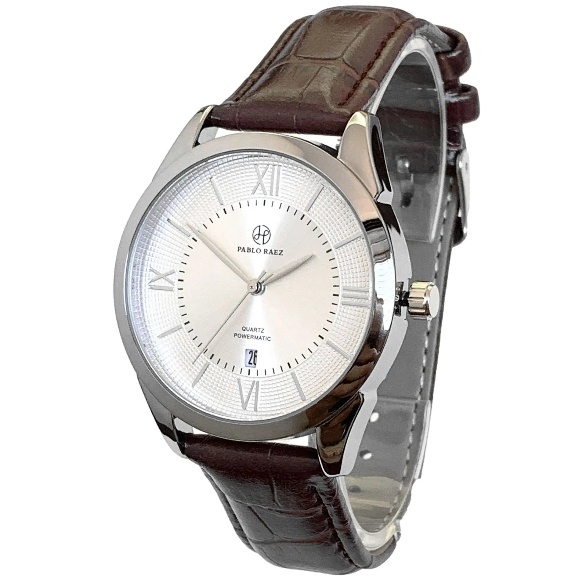2026 New Men's and Women's Minimalist Watch Leather Strap Quartz Watch New Year's Gift