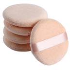 Premium Flocking Powder Puff Set - 10-Pack Velvet Soft Makeup Sponges for Setting Powder, Baking, and Oil Control, Reusable & Wa