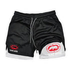 2026Men Running Shorts 2 in 1 Double-deck Sport Shorts Sportswear Gym Fitness Short Pants Training Jogging Bottom Men's Clothing