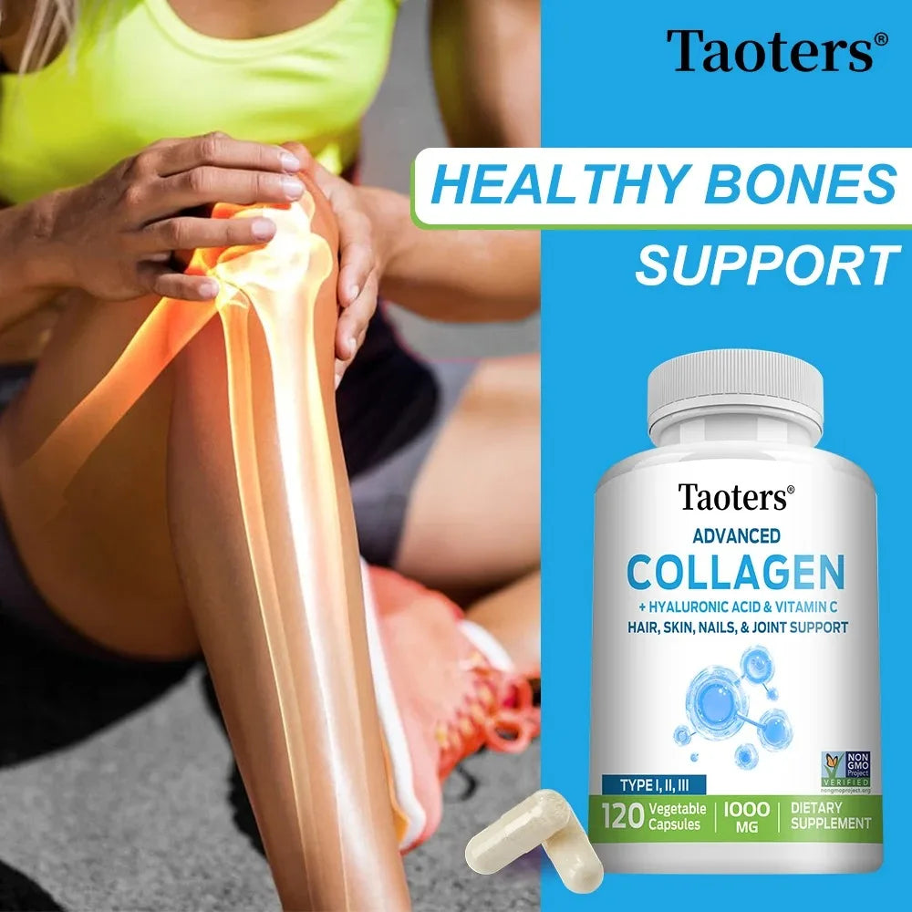 Advanced Collagen Supplement - with Hyaluronic Acid, Supports Skin & Hair Health, Boosts Immunity & Maintains Overall Well-being