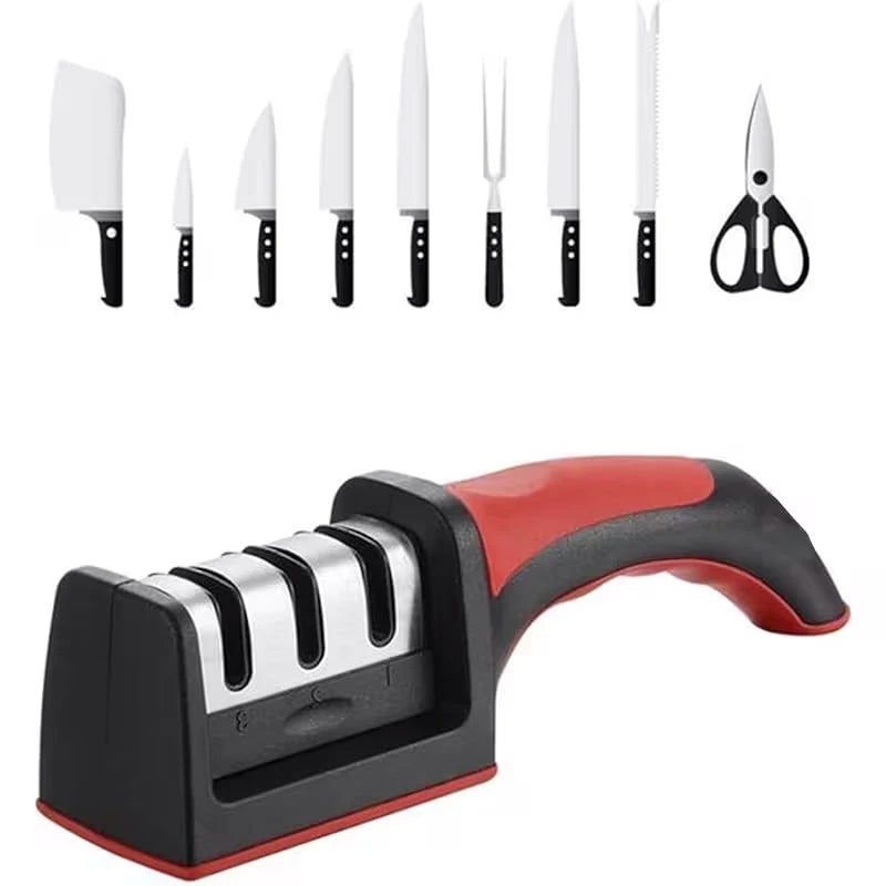 1-Pack Knife Sharpener Tool - Super Bowl Prep Edge Maintenance for Slicing Meats & Vegetables