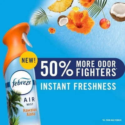 Febreze Air Mist Odor-Fighting Air Freshener - Whipped Warm Sugar - 8.1oz