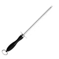 Kitchen Tool Carbon Steel Knife Sharpening Steel,Knife Sharpener With Hanging Holes (10 Inches)