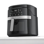 8-in-1 Air Fryer 6 Qt, Premium Ceramic Coating,Precise Heating for Even Results, Air Fry, Roast, Bake, Broil,Frozen, Proof,120V