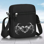 Personality Rune printed Crossbody bag large capacity men shoulder bag mobile phone bag portable outdoor storage Halloween gift