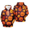 3D Print Halloween Pumpkin Hoodie For Men Spider Ghost Pattern Long Sleeve Top Casual Sweatshirt Harajuku Pullover Loose Hoodies
