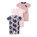 3Pcs/lot New Zipper Infant Baby Girl Boy Clothes Cartoon Short Sleeve Cotton Baby Romper Clothing For Newborn Jumpsuit 6-24 M