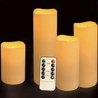 12pcs/set LED Flameless Candles Flickering Light with Remote Control for Festival Wedding Home Party Decor Lighting