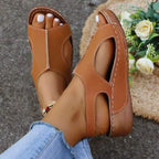 Summer Women Wedge Sandals New Woman Fashion Non Slip Beach Shoes Female Lightweight Casual Platform Sandalias Zapatos Mujer