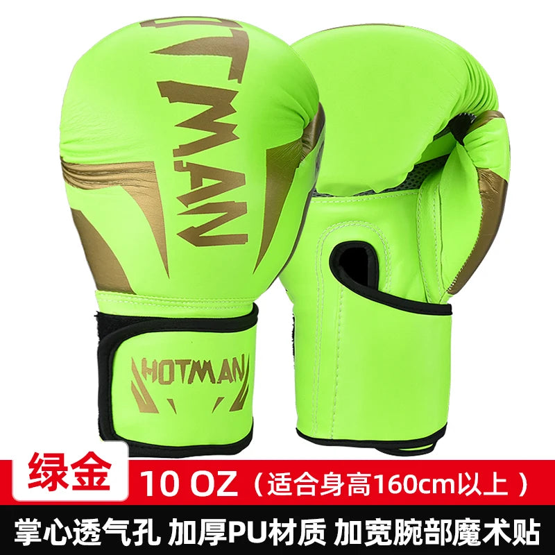Professional Boxing Gloves for Adults & Kids MMA Sanda Training, Combat-Proven Punching Bag Mitts with Impact Protection for Men