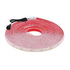 24V LED Light Strip Solar Waterproof 8 Modes 2835 120LEDs/m White Red Green Blue Flexi Lamp IP68 Party Garden Outdoor Decoration