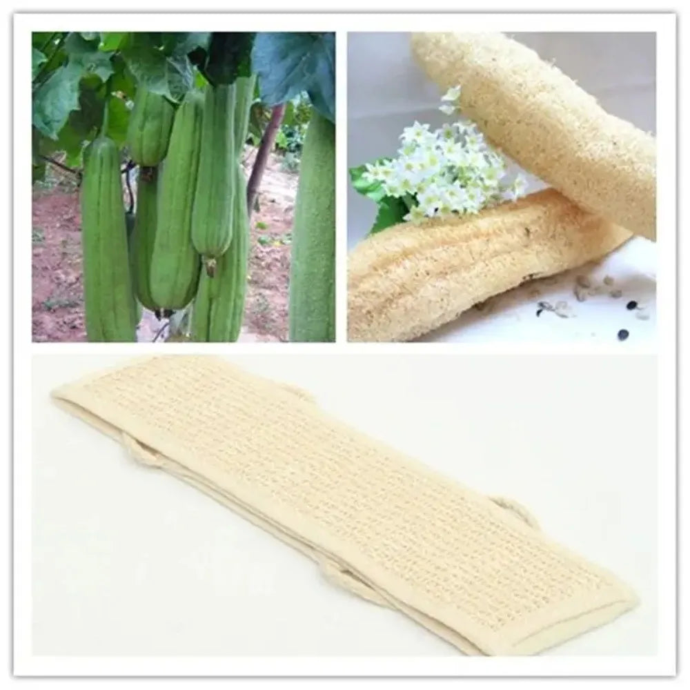 Long Strap Exfoliating Bath Sponge Soft Body Scrubber Washcloth Dead Skin Removal Tool For Shower Spa Daily Skin Care