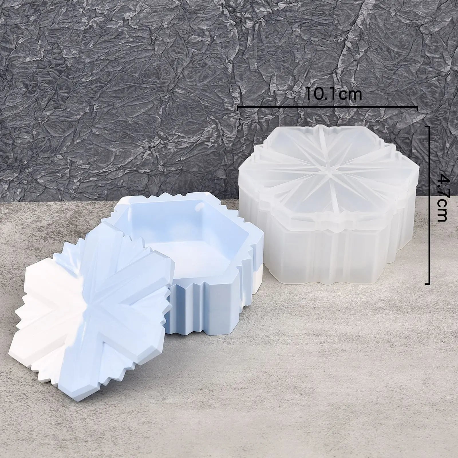 Silicone Mold For Cement With Lid Handmade Container Jars Box Resin Epoxy Mold Storage Box For DIY Jewelry Making Crafts