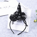 Mini Pointy Witch Hat Hairbands Spider Web Pumpkin Skull Shaped Hair Hoops For Kids Girls Halloween Headbands Cosplay Decoration