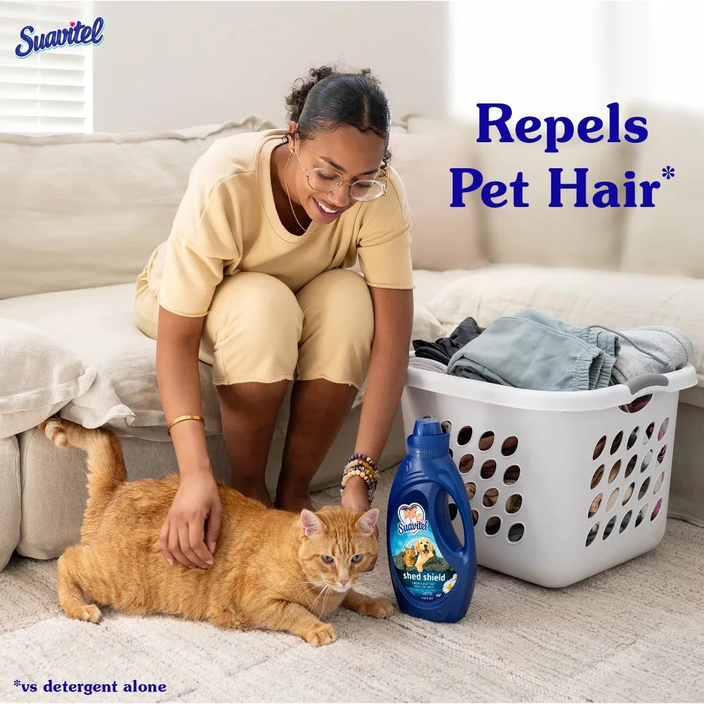 Concentrated refill liquid fabric softener with clean fresh aroma | Gentle daily laundry care that softens fabrics and maintains lasting pleasant scent on garments
