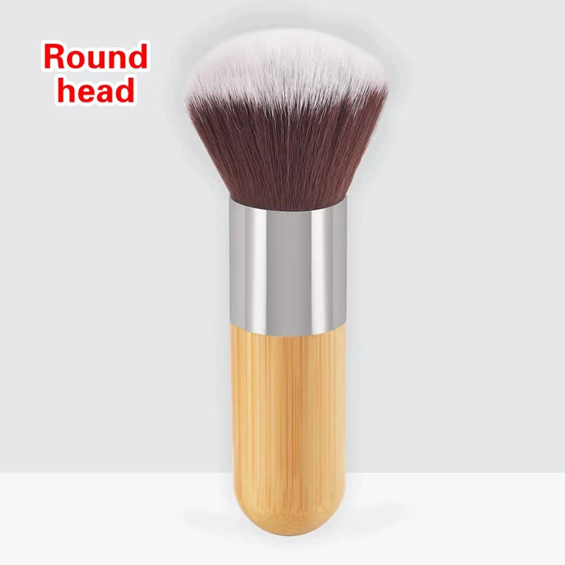 Makeup Brushes Face Foundation Loose Powder Concealer Blending Blush Soft Base Brush Professional Cosmetic Beauty Makeup Tools