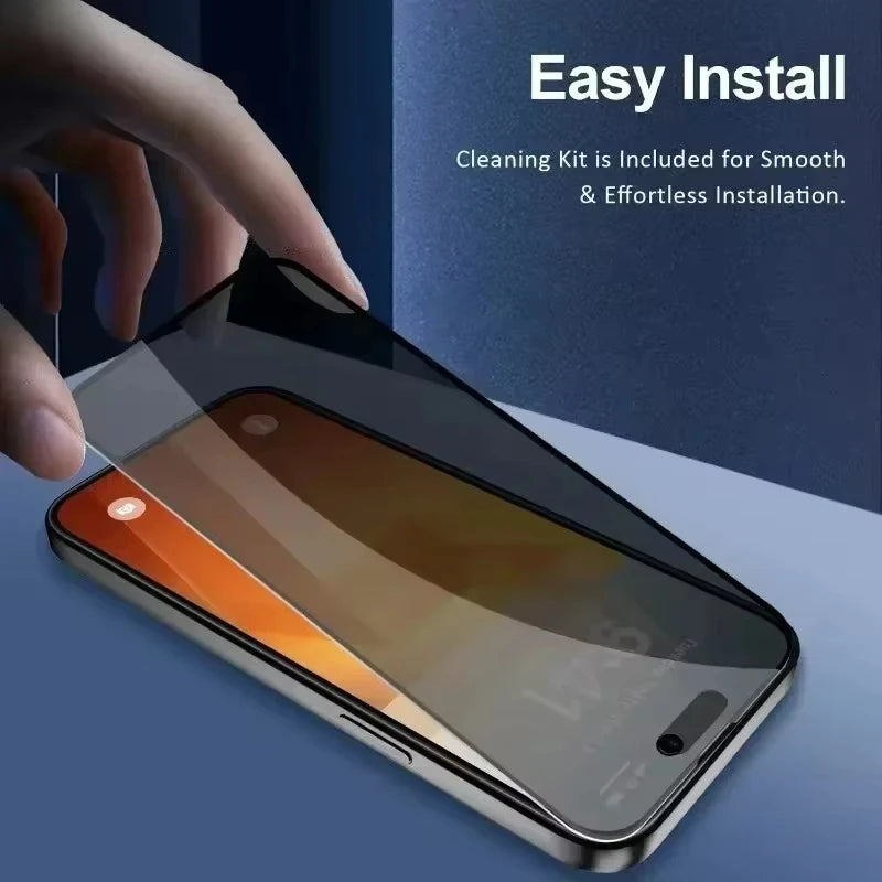 1-3Pcs Privacy Screen Protectors For iPhone 17 Pro Max 14 15 16 Plus 11 12 13 Mini 16e 17 Air Tempered Glass Anti-Spy Film
