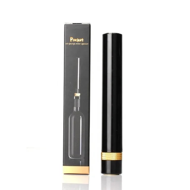 Portable Wine Bottle Opener, Air Pump Stainless Steel Pin Jar Cork Remover Corkscrew Kitchen Bar Accessories Gfit Opening Tools