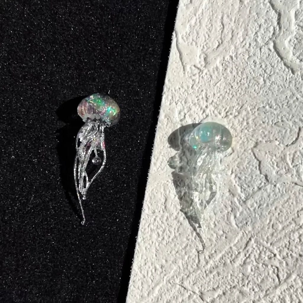 Creative Jellyfish Art Moulds Silicone Dropper Mold Decoration Molds Unique Manicures Moulds Silicone Material