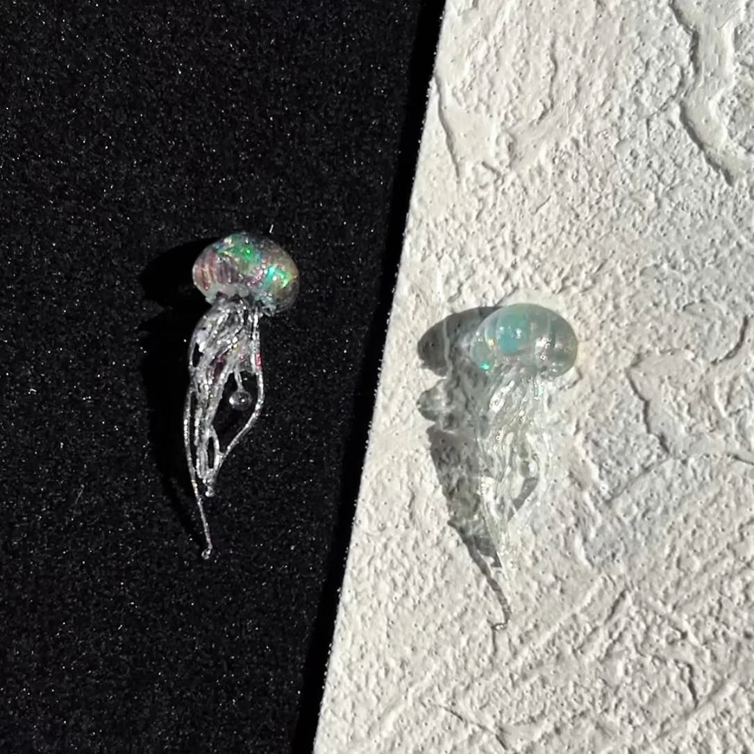 Creative Jellyfish Art Moulds Silicone Dropper Mold Decoration Molds Unique Manicures Moulds Silicone Material