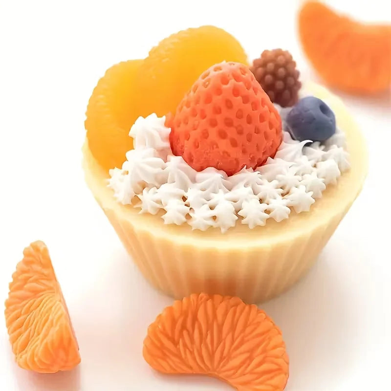 Fruit Strawberry Silicone Mold Fondant Chocolate Jelly Making Cake Decorating Tools DIY Plaster Clay Resin Moulds