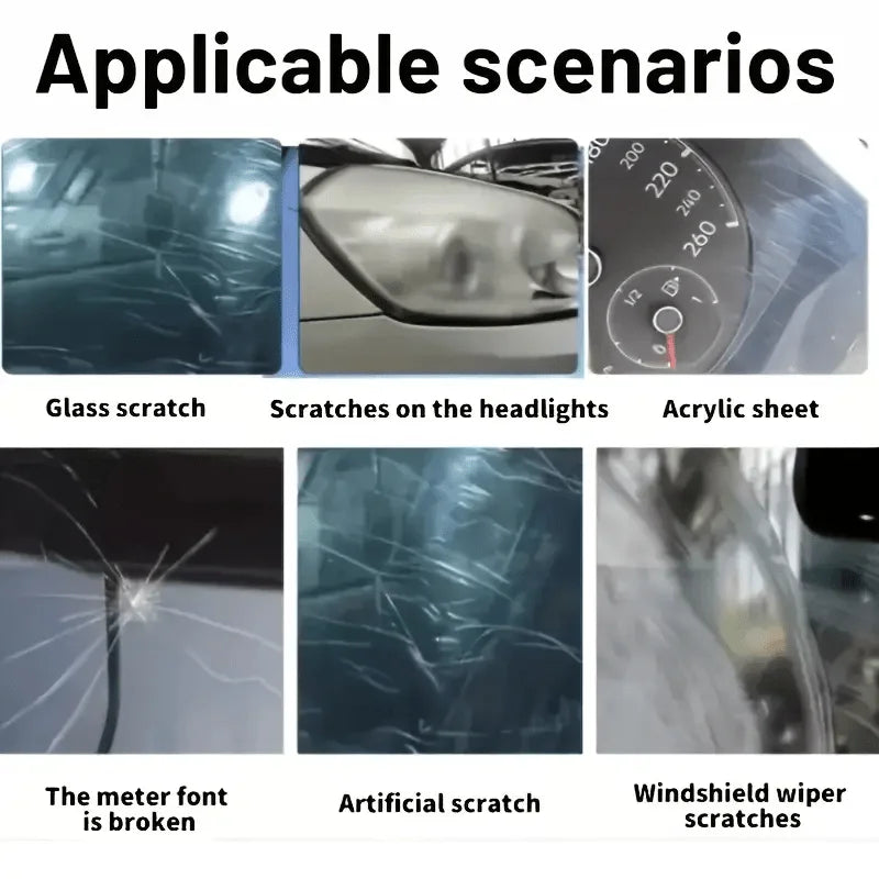 Glasses Scratch Repair Cream - Polishing Scratches on Glasses Lenses and Frames, Polishing and Grinding Scratches on Lenses, Suitable for All Glasses