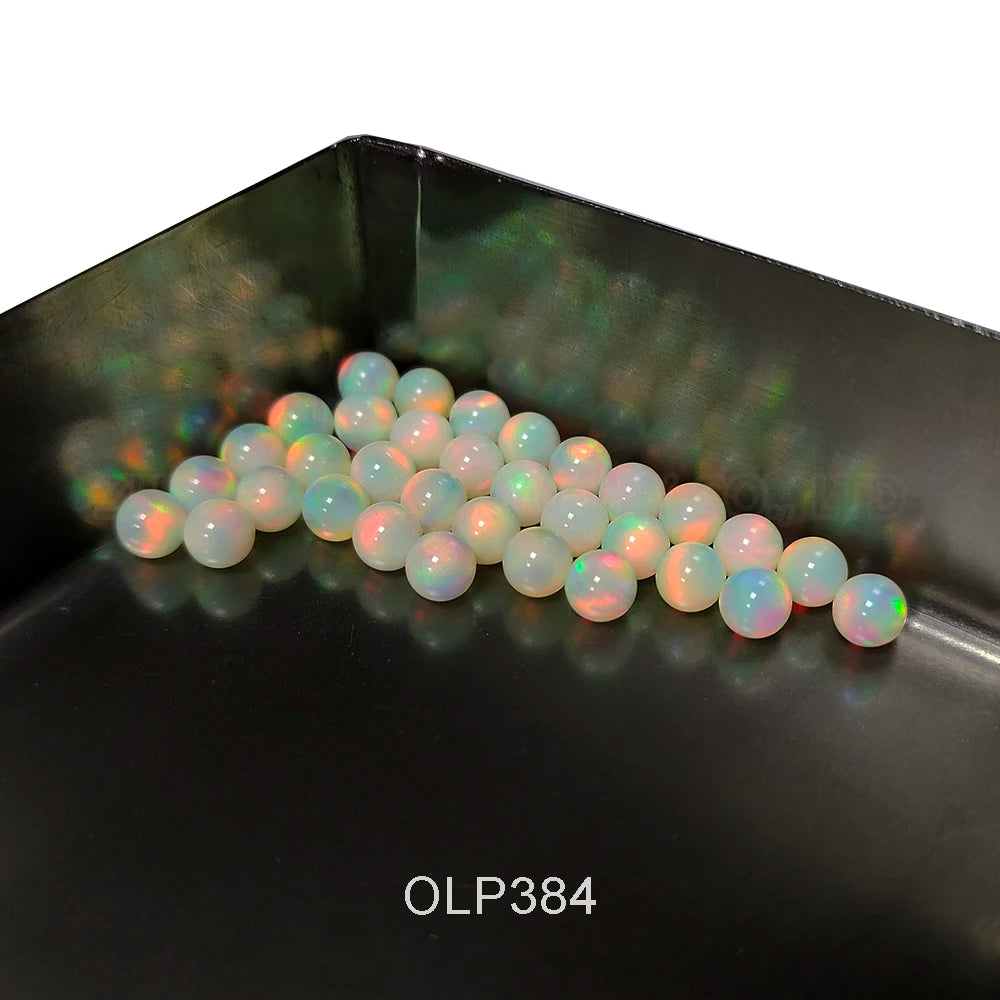 20pcs 50pcs Light Pink Opal Beads for Bracelets Necklaces Nebula Opal OLP377-390 Full/half/no Hole Beads