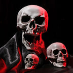 1PC Fashion Terrible Halloween Props Skull Head All Size Plastic Human Skeleton Party Decoration Game Supplies Hanging Decor
