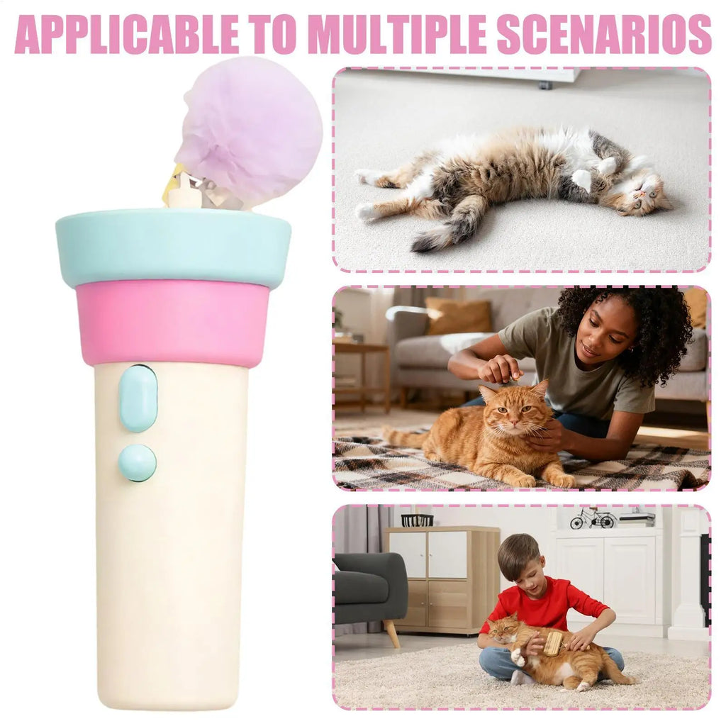 Interactive Cat Toy Electronic Cat Interactive Teaser Toy Kitten Stress Relief Game for Entertainment Enrichment Training Indoor