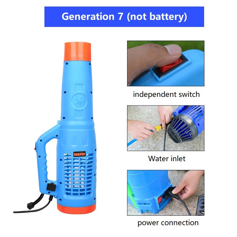 Electric Sprayer Blower Lithium Battery Spray Garden Handheld Pest Control Killer Sprayer Agricultural Forestry Mist Accessories