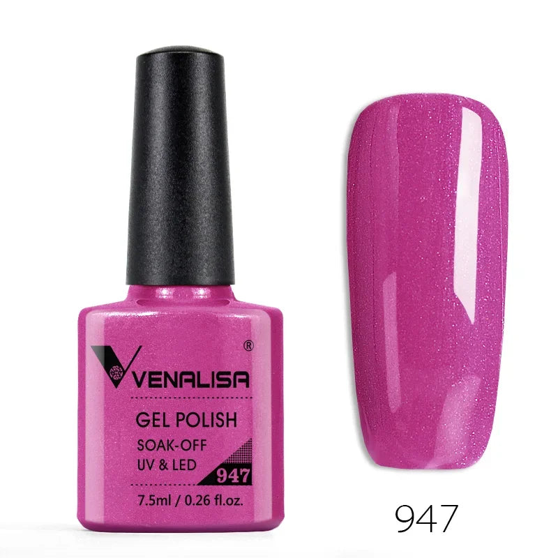Venalisa Neon Gel Polish Varnishes Hybrid Nails For Manicure 7.5ml Semi Permanent Soak off Enamel Gel Polish UV Nail Gel Polish
