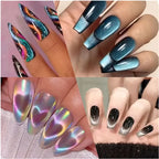 6-IN-1 Strong Magnetic Stick for Cat Eye Polish Black Nail Magnet Tool Magnet Pen Nails Art Design Glitter Effect Manicure Tools