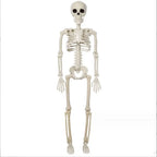 40cm Halloween Movable Skeleton Fake Human Skull Bones Halloween Party Home Bar Decorations Haunted House Horror Props Ornament