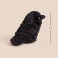 10cm 20cm Kawaii Black Crow Plush Toy Realistic Crow Stuffed Animal Creative Bird Soft Doll for Child and Adults Gothic Room Dec