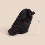 10cm 20cm Kawaii Black Crow Plush Toy Realistic Crow Stuffed Animal Creative Bird Soft Doll for Child and Adults Gothic Room Dec