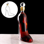 Novelty High-heeled Shoes Shape Whisky Decanter Luxurious Crystal Free Glass Merlot Bottle Dispenser