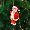 Christmas Electric Santa Claus Climbing Bead Toy Decoration for Children Gift Mall Display Holiday