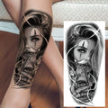 1 Sheet Trendy Cool Robber Gangster Temporary Tattoos For Adults Bad Guy Rebel Tatoos Waterproof Realistic  Fake Tattoo Stickers