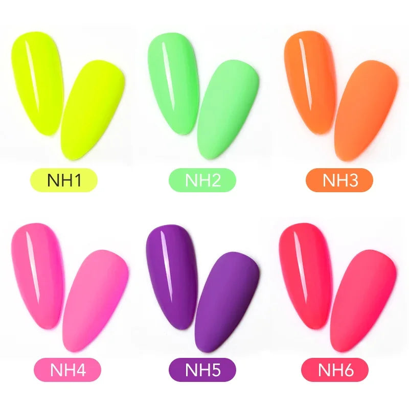 Venalisa Neon Gel Polish Varnishes Hybrid Nails For Manicure 7.5ml Semi Permanent Soak off Enamel Gel Polish UV Nail Gel Polish
