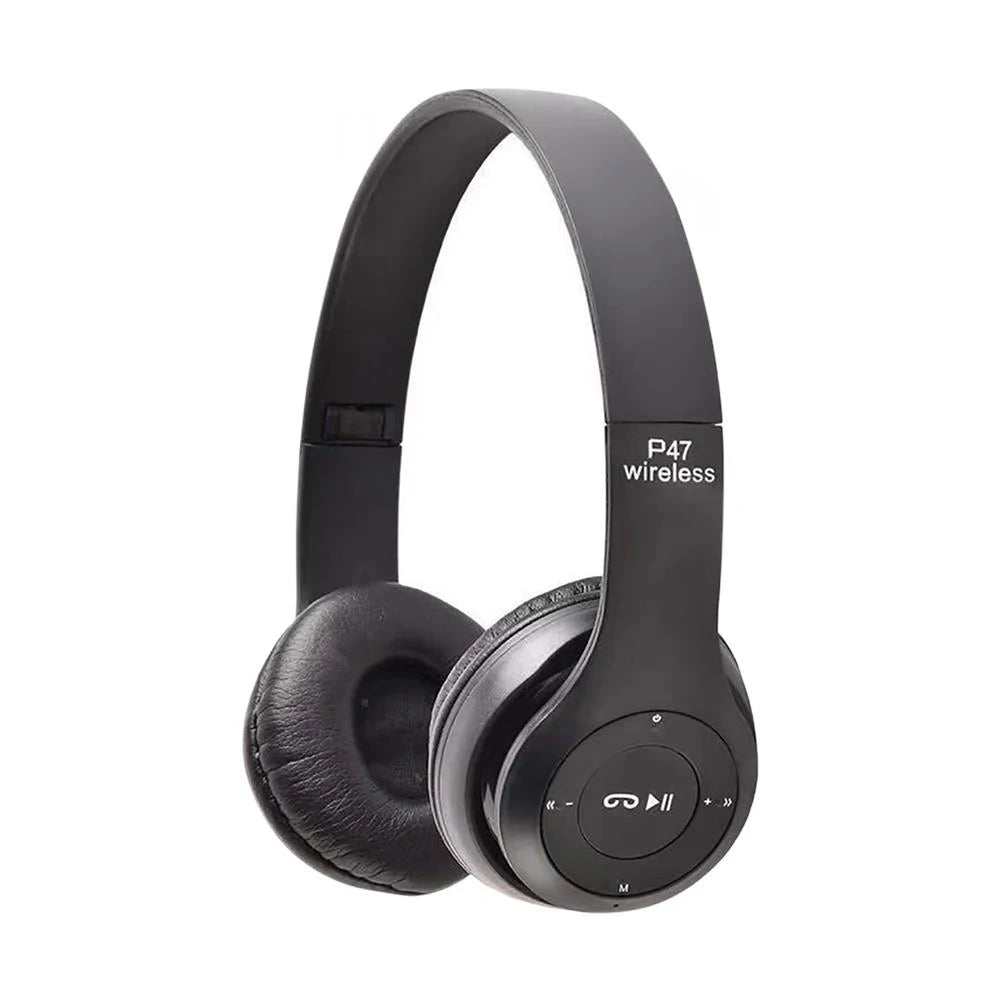 TWS Wireless Bluetooth 5.3 Headphones Over Ear HIFI Stereo Headsets Noise Reduction Sports Gaming Earphone Music Player With Mic