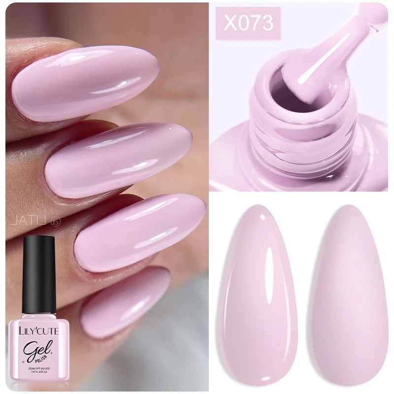 LILYCUTE 7ml Fruit Grape Purple Cat Magnetic Gel Nail Polish Vernis Semi Permanent Soak Off Colorful Gel Polish Nails Supplies