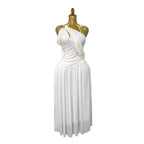 Women Backless Dresses A Line Solid Pleated  Dress Ankle Lenth Sleeveless Waist Cinch Slim Fit Party Sexy Elegant 2026 Summer