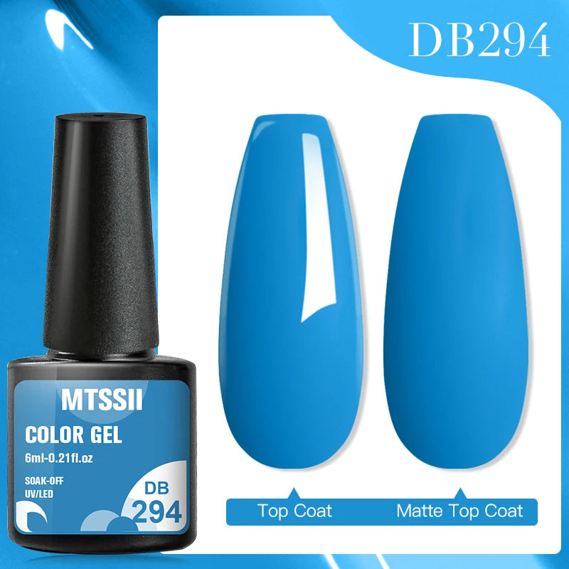 Mtssii 7ML Colorful Reflective Gel Nail Polish Glitter Sparkling Flash Glitter Gel Polish Semi Permanent Varnish Soak Off Nails
