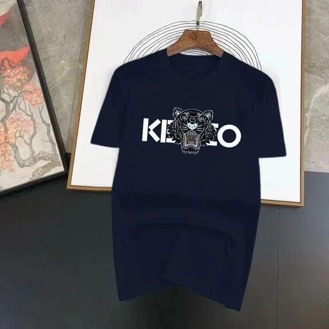 2025 New Fashion Hot Luxury Brand Printed Men's T-Shirt High Quality Summer Wear Tops Training Loose Cotton Sportswear Outfits
