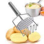 1PC Double-layer Potato Masher Press Mashed Potatoes Wavy Pressure Ricer Fruit Vegetable Press Crusher Kitchen Accessories Tools