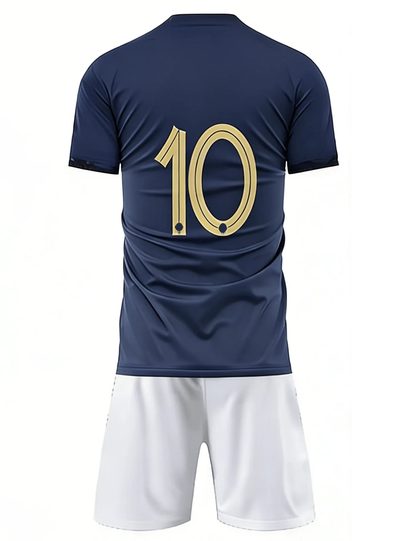 Men's Summer Sports Two-Piece Set Comfortable Round-Neck T-Shirt Lightweight Breathable Clothing Outfit