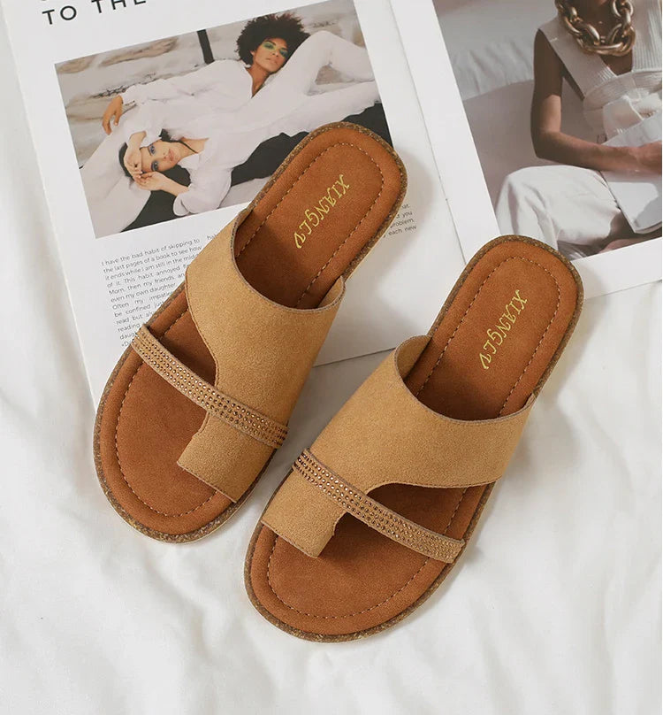 Summer Sandals Shoes for Woman Fashion Outdoor Flat Slippers Sandals Open Toe Casual Beach Slides Shoes Zapatos Para Mujer тапоч